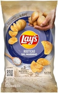 Batata Frita Lays Rústica Sal Marinho 68G - imagem 3