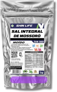 Sal Marinho Integral Sem Iodo 1Kg 100% Moído Mosoro - imagem 1