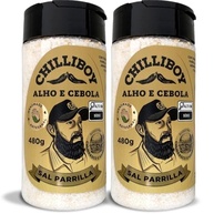 Sal Parrilla com Alho e Cebola, Saboroso e Aromático, Ideal para Churrasco e Hambúrguer, Embalagem de 2 Potes de 480g - imagem 2