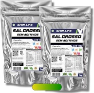 Sal Grosso Cascalho Bruto Sem Triturar 2kg Sem Aditivos - imagem 1