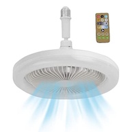 Ventilador de Teto com Luz LED Regulável - 3 Pás Silencioso, Controle Remoto, Ideal para Quarto e Sala - imagem 2