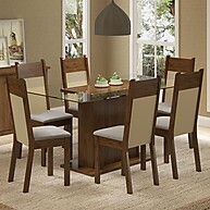 Sala de Jantar Completa Madesa Atlanta: Elegância e Qualidade - imagem 1