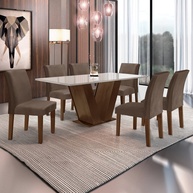 Sala de Jantar Completa: Mesa e 6 Cadeiras Espanha - imagem 1