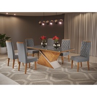 Sala de Jantar Completa: Mesa Epic + 6 Cadeiras Iza - imagem 1