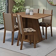 Sala de Jantar Completa Sophie: Mesa e 4 Cadeiras - imagem 1