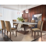 Sala de Jantar Lara: Elegância para 6 Pessoas - imagem 1