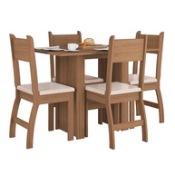 Sala de Jantar Milano: Mesa + 4 Cadeiras - imagem 1
