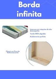 Quadro Decorativo Botânico Folhas 100x70cm - Tela Canvas Horizontal Moderna para Sala, Quarto e Hall - imagem 4