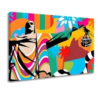 Quadro Decorativo Rio de Janeiro - Tela Canva Grande para Sala e Escritório - imagem 2