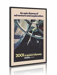 Quadro Decorativo Filme 2001: Uma Odisséia no Espaço - Moldura 60x90cm para Sala, Escritório ou Quarto - imagem 2