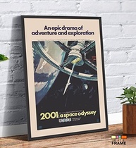 Quadro Decorativo Filme 2001: Uma Odisséia no Espaço - Moldura 60x90cm para Sala, Escritório ou Quarto - imagem 3