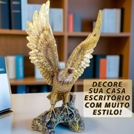 Estátua Decorativa Animal em Resina - Guia Força Poder | Decoração Sala Escritório - imagem 5