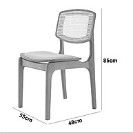 Cadeiras Malta Premium em Madeira Maciça – Elegância e Conforto para Sua Sala - imagem 2