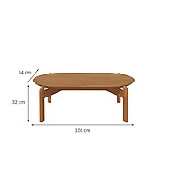Mesa de Centro Oval Lizz: Elegância para sua Sala - imagem 2