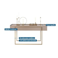 Aparador Off White Pilar: Elegância para sua Sala - imagem 2