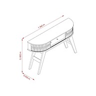 Aparador Estoril Cinamomo/Off White: Elegância Moderna para sua Sala - imagem 2