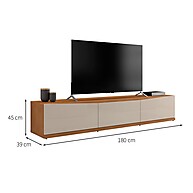 Rack Eros 180cm: Sofisticação e Organização para Sua Sala - imagem 2