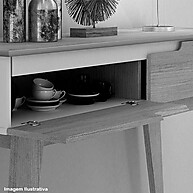 Aparador Bellíssima Off White: Elegância e Praticidade para Sua Sala - imagem 2