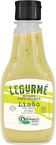 Legurmê Molho Org Salada Limão 270Ml - imagem 1
