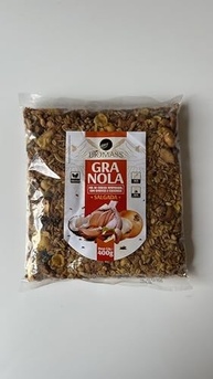 Granola Salgada com Cereais e Castanhas - Biomass, Vegana, Sem Conservantes - 400g - imagem 1