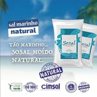 Sal Marinho Sosal Moído Salinas Mossoró 1kg - imagem 4