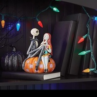 Estatueta Jack e Sally - Disney Traditions Jim Shore - Decoração Colecionável de Halloween - imagem 3