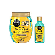 Salon Line Multy Maravilhas Banana: Kit Cachos Nutridos - imagem 1