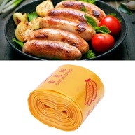 Invólucros de salsicha não comestíveis de plástico, revestimentos resistentes a altas temperaturas para presunto, salsichas e muito mais, perfeitos para fazer linguiça seca defumada - imagem 5