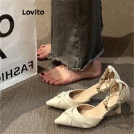 Salto Alto com Pérolas Lovito: Elegância e Sofisticação - imagem 1