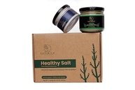 SaltWise Salicornia Green and White Salt Combo Pack, Low Sodium Healthy Salts, Seasoning Gift Set with Tote Bag and Salt Shaker (14.10 Oz/400g) - imagem 2