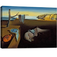 Arte de Parede em Tela Salvador Dalí - A Persistência da Memória | Pintura Clássica em Tela 30x38cm - imagem 1