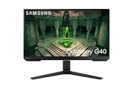 SAMSUNG Monitor Gamer Odyssey 25", FHD, 240 Hz, 1ms, com ajuste de altura, HDMI, DP, Gsync, Freesync, Preto, Série G40 - imagem 1