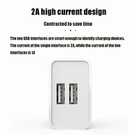 Carregador USB Duplo 2A – Celular iPhone e Samsung - imagem 4