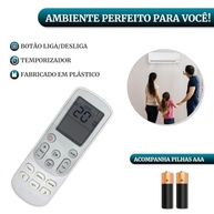 Controle Remoto Samsung Inverter: LCD Digital para Ar Condicionado Slip Max e Windfree - imagem 5
