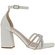 Sandália Salto Alto Strass: Elegância e Brilho! - imagem 1