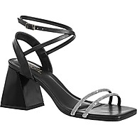 Sandália Salto Grosso Strass: Elegância GiGiL - imagem 1