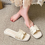 Sandálias Planas Lovito: Estilo Casual com Design Fino para Mulheres - imagem 1
