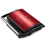 Sanduicheira Elétrica Mondial Red Ceramic – 3 em 1 e Antiaderente - imagem 1