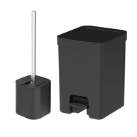 Kit Banheiro Completo: Lixeira + Escova Sanitária - imagem 1