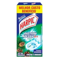 Harpic Limpador e Aromatizador Sanitário Pastilha Adesiva Power 2 em 1 Pinho 3 Unidades - Praticidade e Limpeza Duradoura - imagem 2