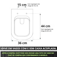 Assento Sanitário com Slow Close e Sistema Retira Fácil para Vaso Deca - Conforto e Higiene em um Só Produto - imagem 3