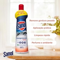 Desengordurante Squeeze Sanol 500ml - Limpeza Profunda e Rápida para Cozinha - imagem 5
