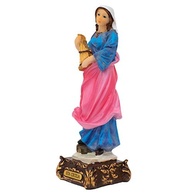 Santa Cecília 16cm em Resina Transparente - Enfeite Musical e Religioso Elegante - imagem 4