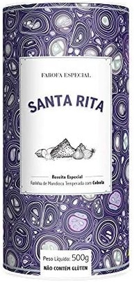 Farofa Temperada de Cebola Santa Rita 500g - imagem 2