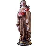 Sacro Imagem 30cm Santa Terezinha em Resina Importada - Decoração Religiosa Elegante - imagem 2