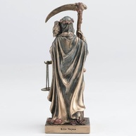 Santa Muerte Colecionável em Polystone - Estatueta com Foice e Escamas - Decoração Mística e Simbólica - imagem 4