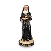 Imagem de Santa Rita de Cássia em Resina 15cm - Pintada à Mão com Detalhes Delicados - imagem 2
