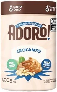 Pasta de Amendoim Adorô - 1,005kg Crocante - Santo Óleo - imagem 3