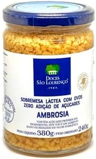 Ambrosia Zero Açucar São Lourenço 380g (3 vidros) - imagem 1