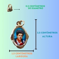 Medalha São Carlo Acutis Chapa Resinada 2 unid - imagem 4